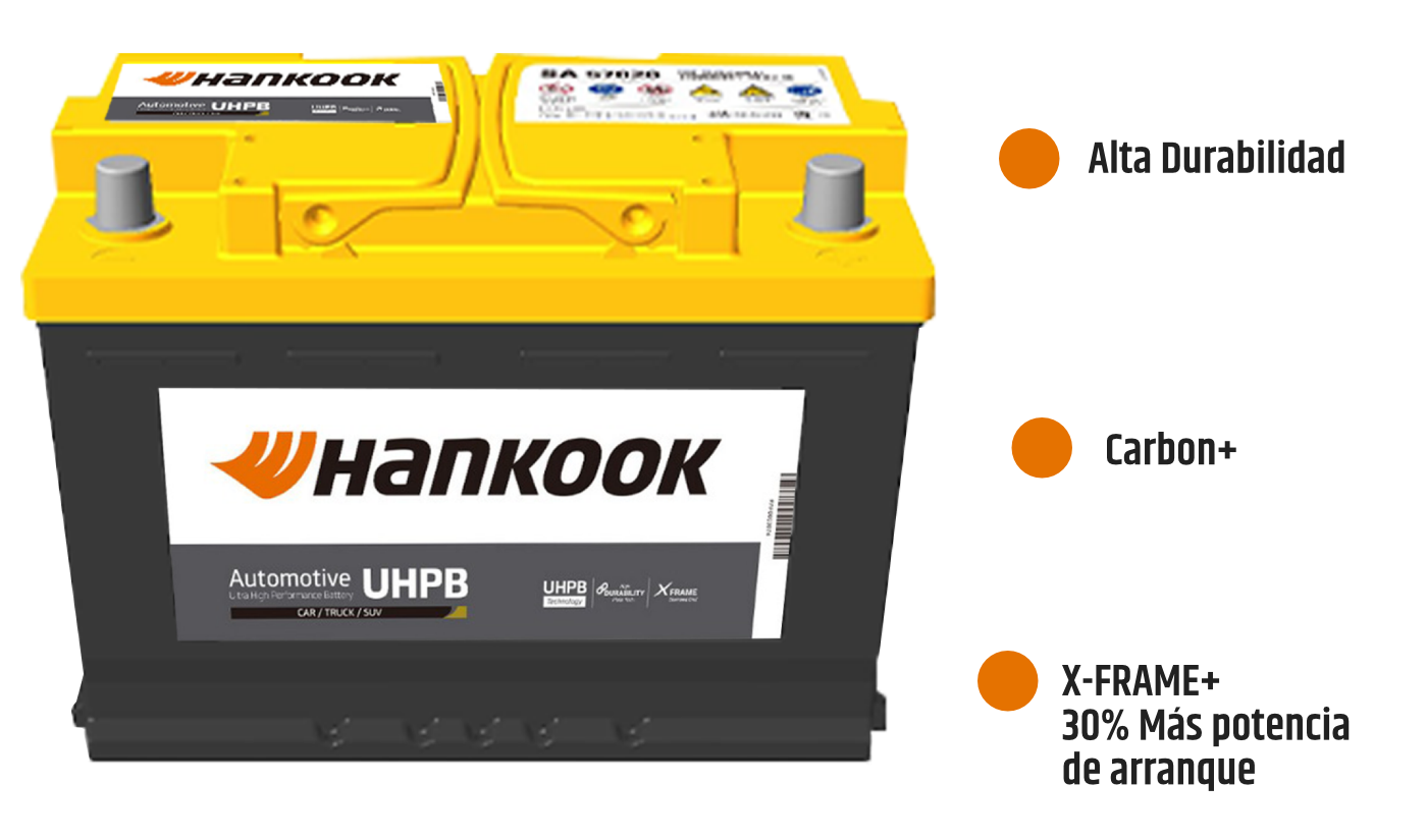 Batería Hankook - Tecnología UHPB